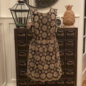 Everleigh black dress with lace